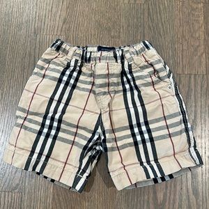 Toddler Authentic Burberry Shorts